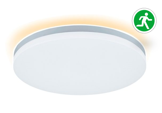 on/off Not 1.5h Slice Circle IV Plus 24/32W, 3000/4000K, CRI80, 230V, 400x65mm, 2400/3200lm, IP54